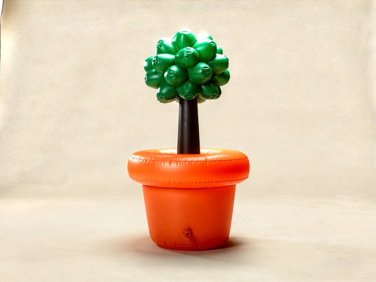 An inflatable sapling, one of the 5 stages a startup grows through